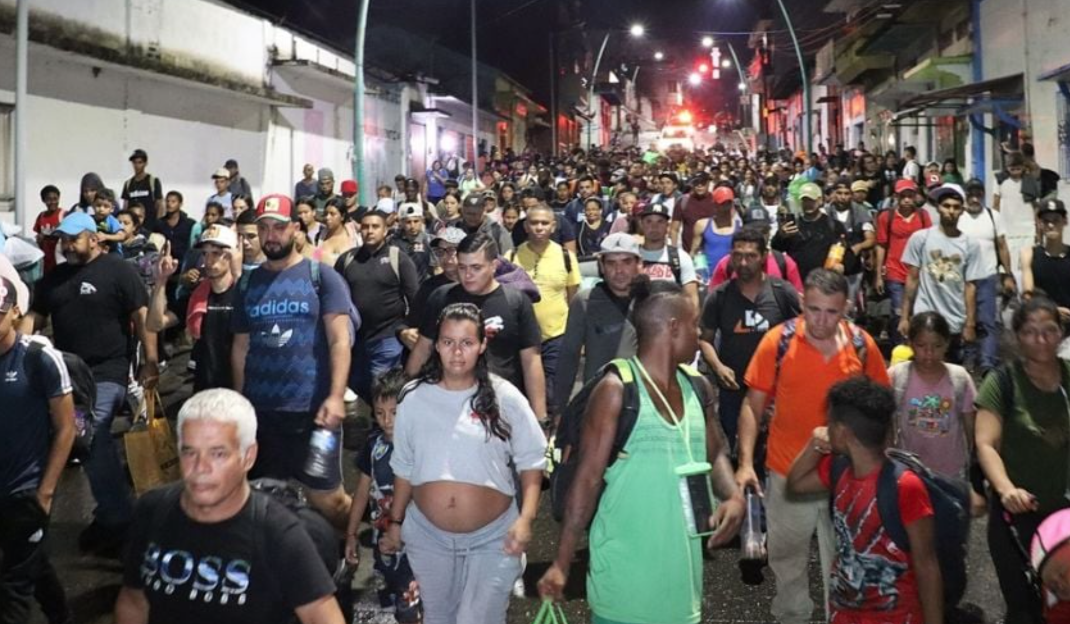 Desde Tapachula, primera caravana migrante de la presidencia de Trump